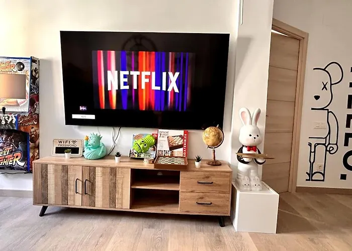 شقة Lujo Proyector, Maquina Arcade, Wifi Y Patinetes *